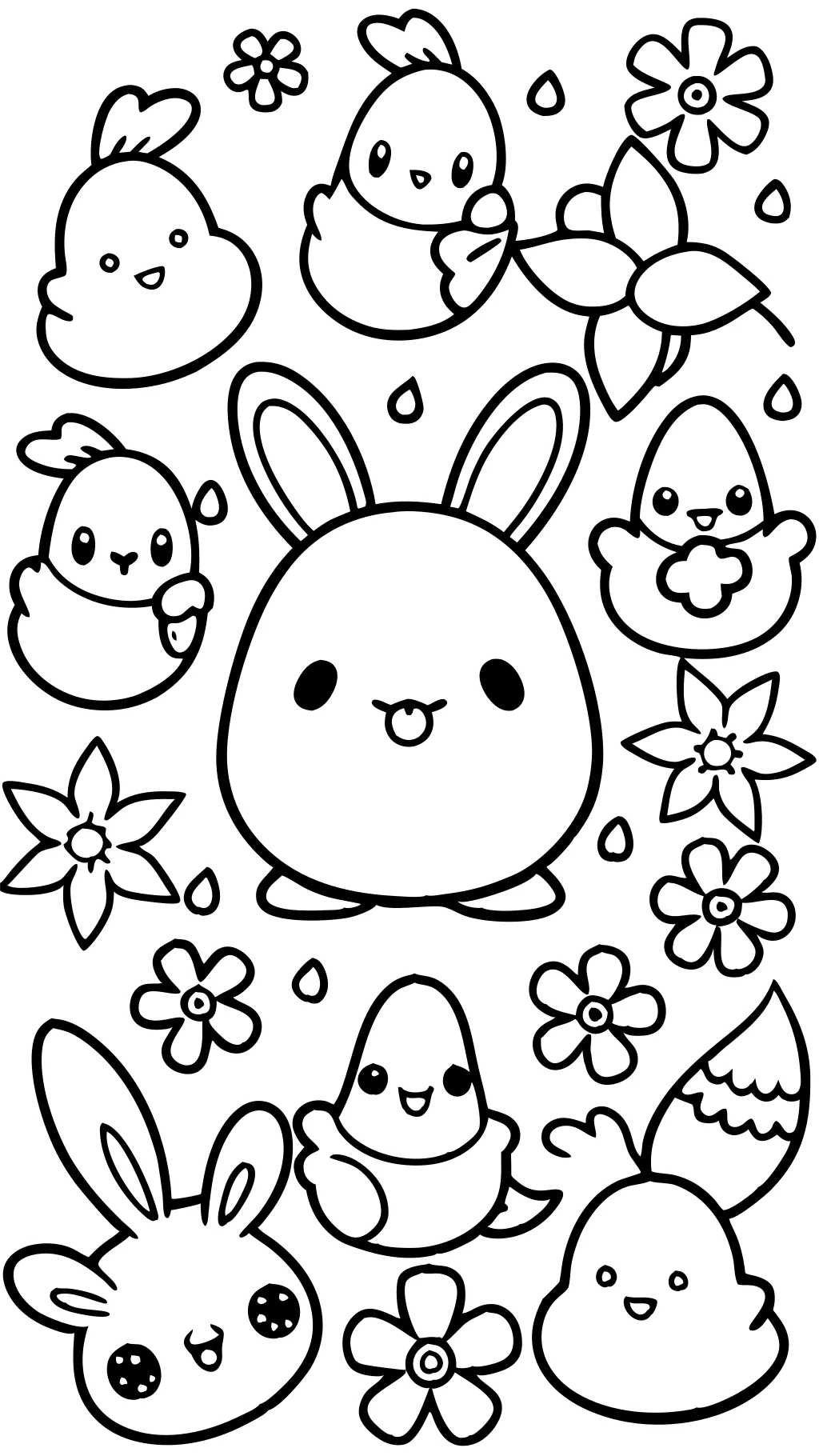 peep coloring page